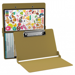 WhiteCoat Clipboard® - Tactical Brown Child Life Specialist Edition